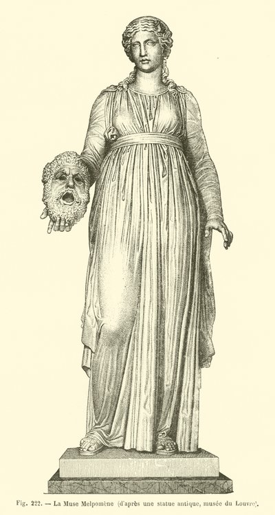 La Musa Melpómene de French School