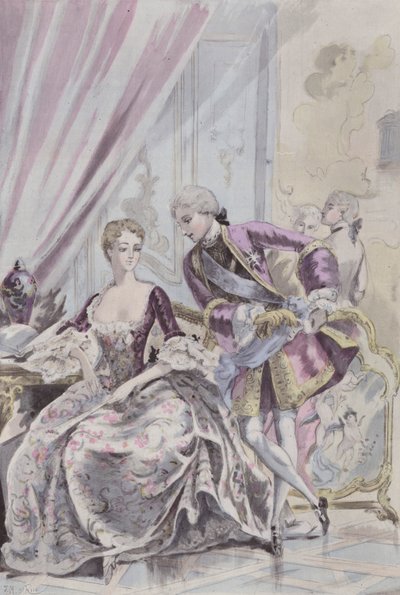 La Pompadour de French School