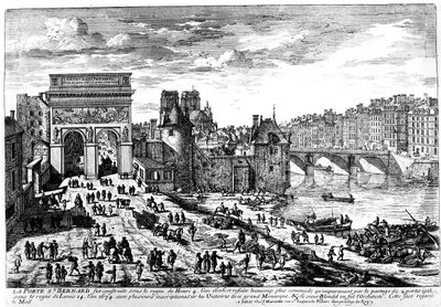 La Porte Saint Bernard, París de French School