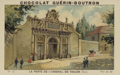 La Puerta del Arsenal de Toulon, Var de French School