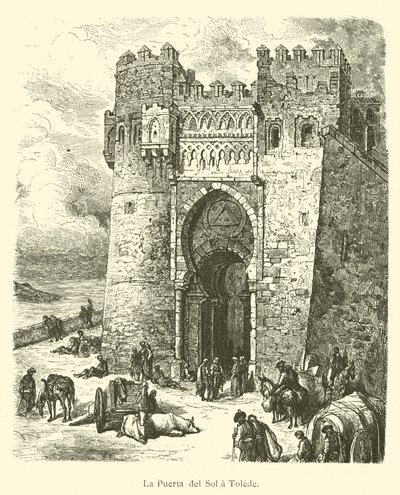 La Puerta del Sol en Toledo de French School