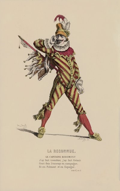 La reconocida, el capitán Rodomont de French School