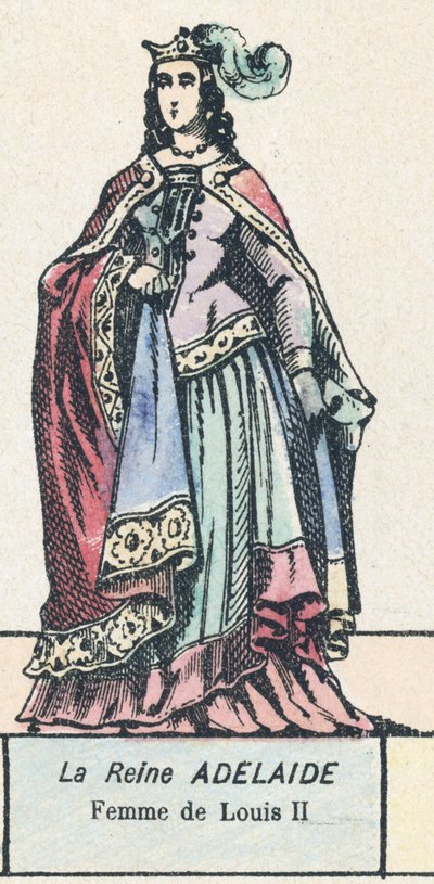 La Reina Adelaida, Esposa de Luis II de French School