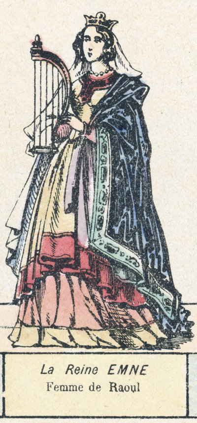 La Reina Emne, esposa de Raoul de French School