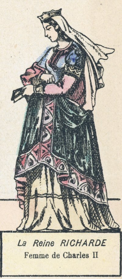 La Reina Richarde, Esposa de Carlos II de French School