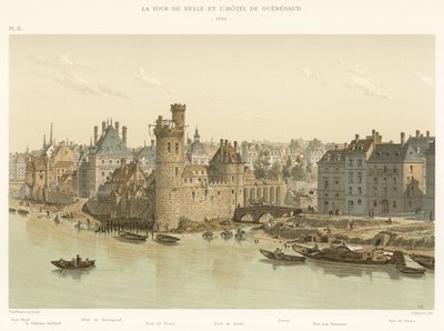 La Torre de Nesle y el Hotel de Guenegaud, 1650 de French School
