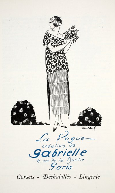 La Vogue creación de Gabrielle de French School