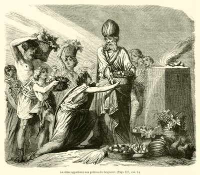 El diezmo pertenece a los sacerdotes del Señor de French School