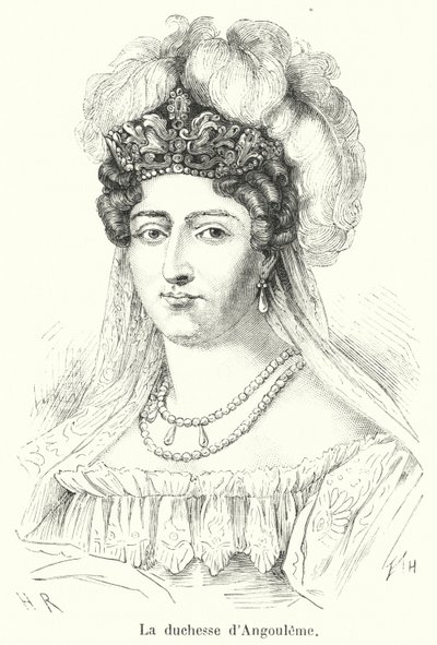 La duquesa de Angulema de French School