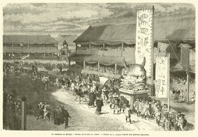 La matsouri de Miodjin, Desfile de la cabeza del demonio de French School