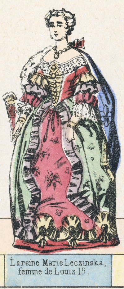 La Reina María Leszczynska, Esposa de Luis XV de French School