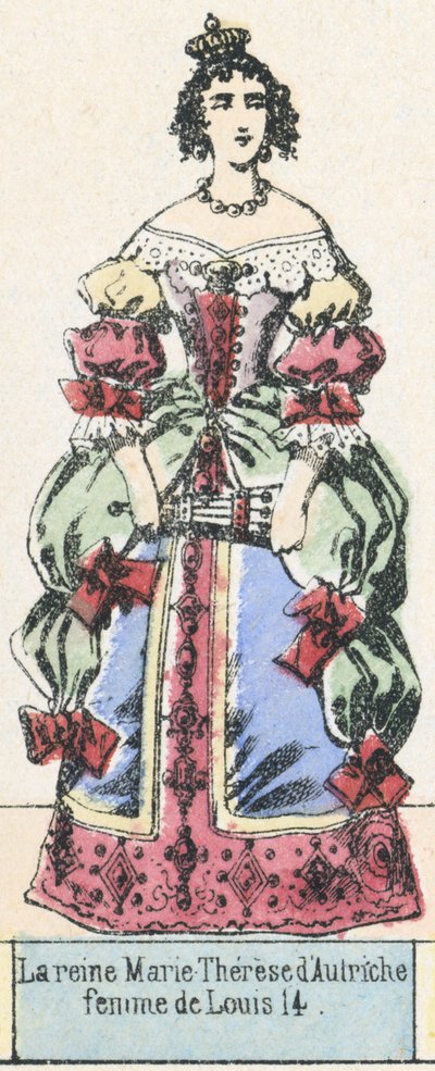 La Reina María Teresa de Austria, esposa de Luis XIV de French School