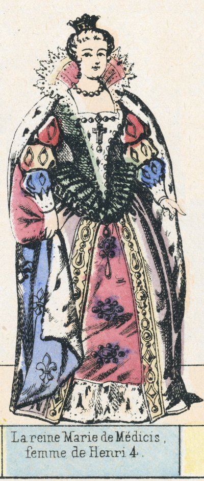 La reina María de Médici, esposa de Enrique IV de French School