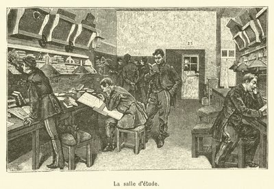 La sala de grabado de French School