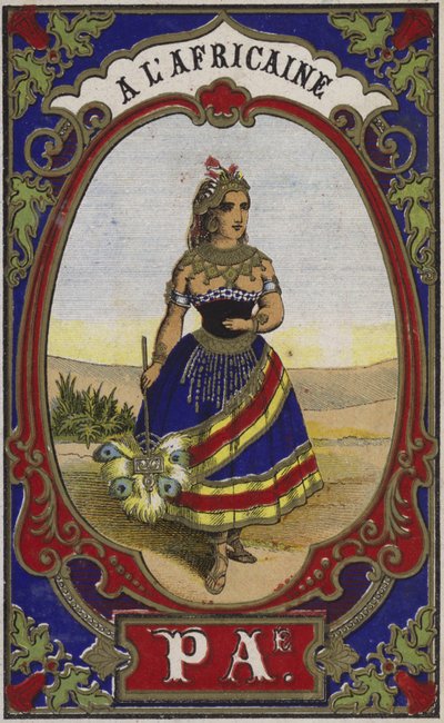 Etiqueta para hilo Africano de French School