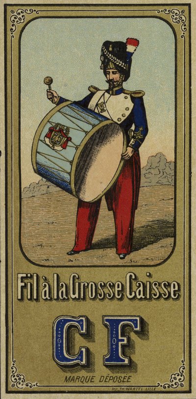 Etiqueta para hilo Bombo de French School