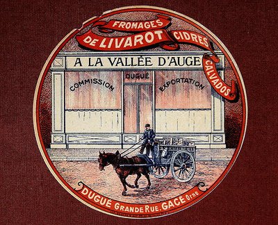 Etiqueta para queso de Livarot 