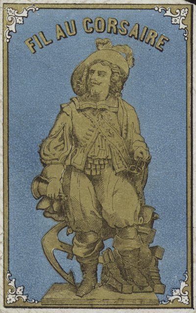 Etiqueta para hilo de corsarios de French School