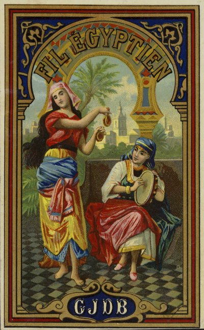 Etiqueta para hilo Egyptian de French School