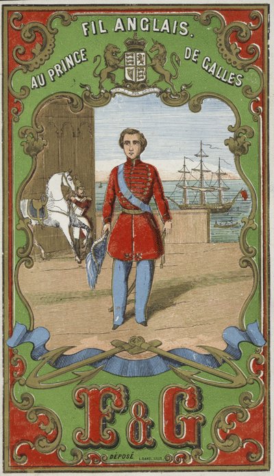 Etiqueta para hilo Inglés de French School