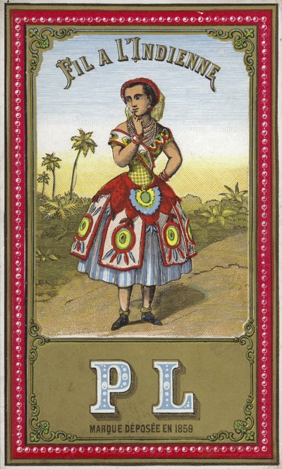 Etiqueta para hilo Indio de French School