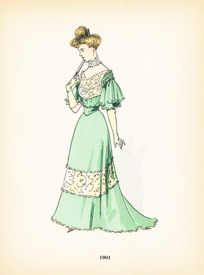 Moda femenina, 1901 de French School