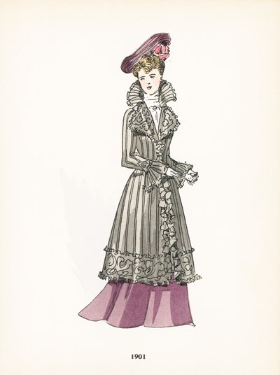 Moda femenina, 1901 de French School
