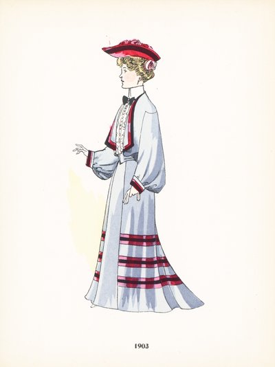 Moda femenina, 1903 de French School