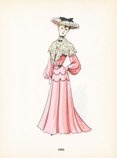 Moda femenina, 1903 de French School