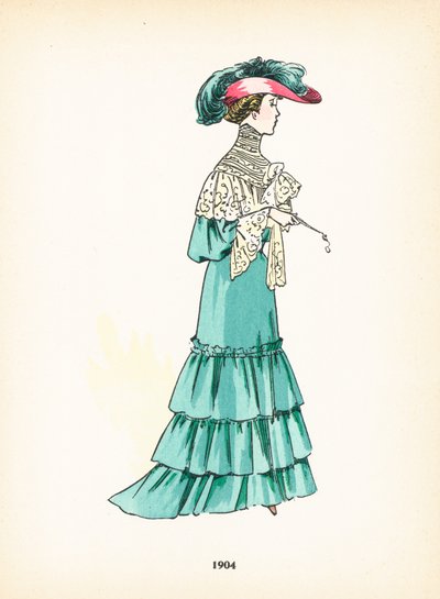 Moda femenina, 1904 de French School