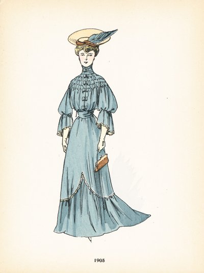 Moda femenina, 1905 de French School