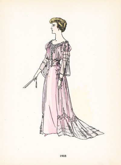 Moda femenina, 1905 de French School