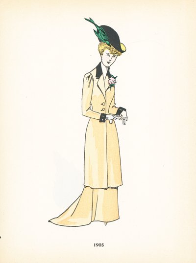 Moda femenina, 1905 de French School