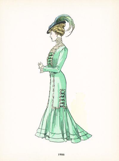 Moda femenina, 1906 de French School