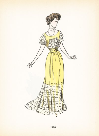 Moda femenina, 1906 de French School