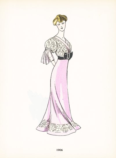 Moda femenina, 1906 de French School