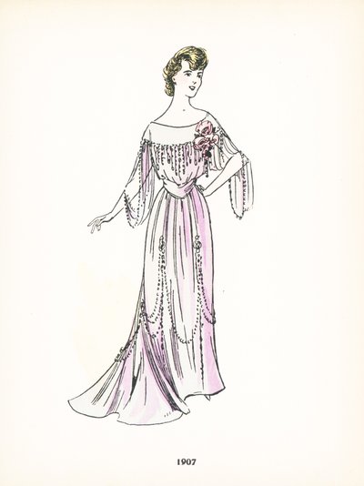 Moda femenina, 1907 de French School
