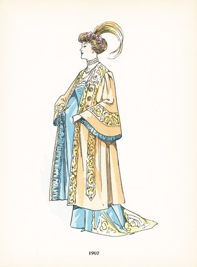 Moda femenina, 1907 de French School