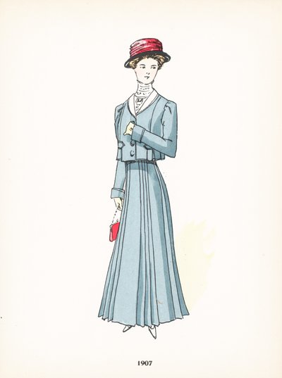 Moda femenina, 1907 de French School
