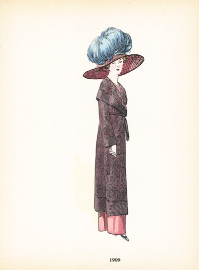 Moda femenina, 1909 de French School