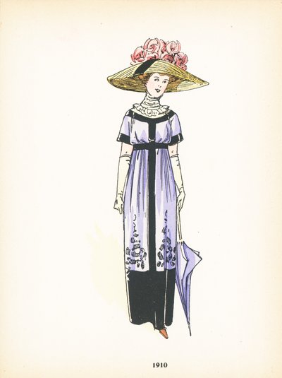 Moda femenina, 1910 de French School