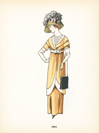 Moda femenina, 1910 de French School