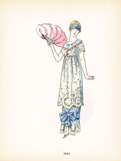 Moda femenina, 1911 de French School