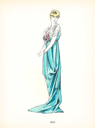 Moda femenina, 1912 de French School