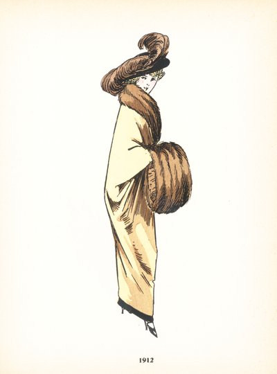 Moda femenina, 1912 de French School