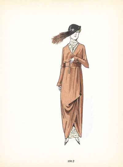 Moda femenina, 1912 de French School
