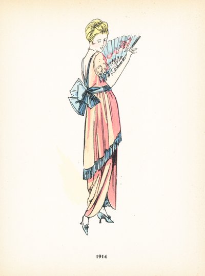 Moda femenina, 1914 de French School