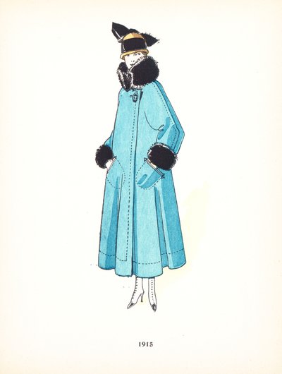 Moda femenina, 1915 de French School