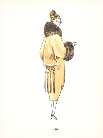 Moda femenina, 1918 de French School