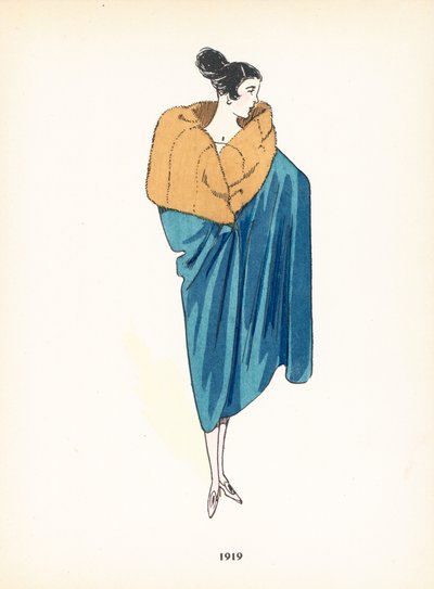Moda femenina, 1919 de French School
